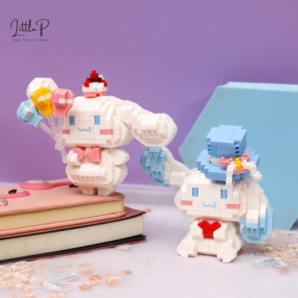 (HCM) Lego Nanoblock - Đồ chơi lắp rắp mô hình 3D Cinnamoroll [HÀNG SẴN]