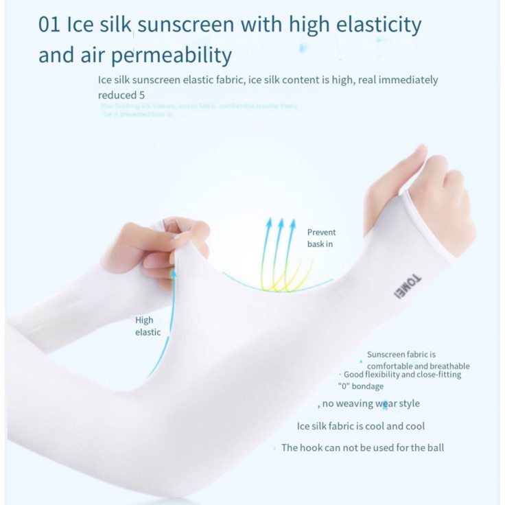 Set 3 Vỏ Bọc Cánh Tay Làm Mát Tiện Dụng