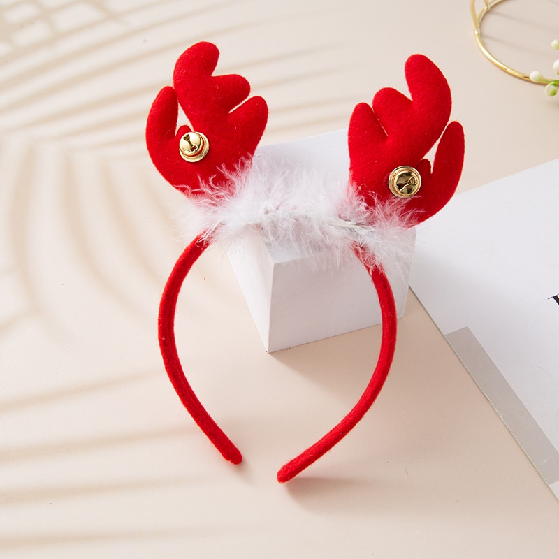 Băng đô cài tóc hình sừng tuần lộc/ông già Noel/người tuyết/tuần lộc mừng năm mới cho bé