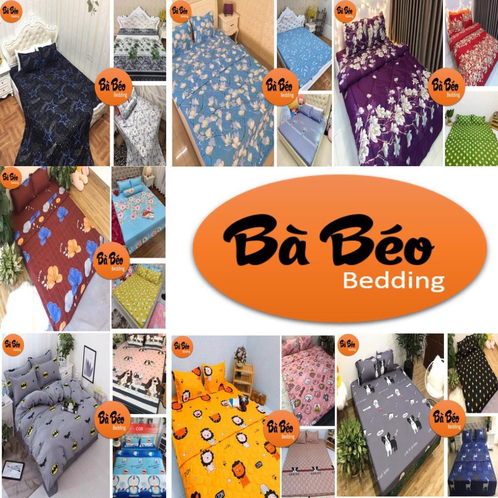 (Ga Giường 1M8) 20 Mẫu Mới Nhất Chăn Ga Gối Không Chần Bông, Ga nệm bo chun, Vỏ Chăn Có Khóa, 2 áo gối+ vỏ ôm