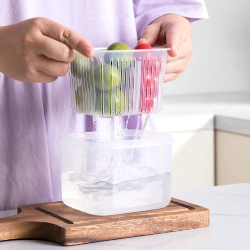 Hộp Bảo Quản Hành Tỏi Có Nắp Đậy Tiện Dụng Cho Nhà Bếp