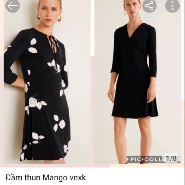 Đầm thun Mango vnxk