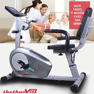 Xe đạp tập thể dục tại nhà tập cả chân và tay BC- 51053R, có ghế tựa, đồng hồ đo nhịp tim, tốc độ, quãng đường...