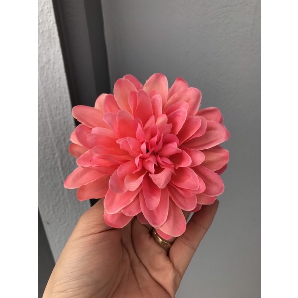 BÔNG CÚC THƯỢC DƯỢC 8cm - Hoa Lụa - Hoa giả trang trí