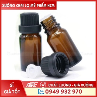 Lọ Đựng Tinh Dầu 🏵️ Lọ Thủy Tinh Nắp Vặn Nhỏ Giọt 5ML/10ML Dùng Chiết Tinh Dầu, Serum, Mỹ Phẩm Du Lịch Tiện Lợi