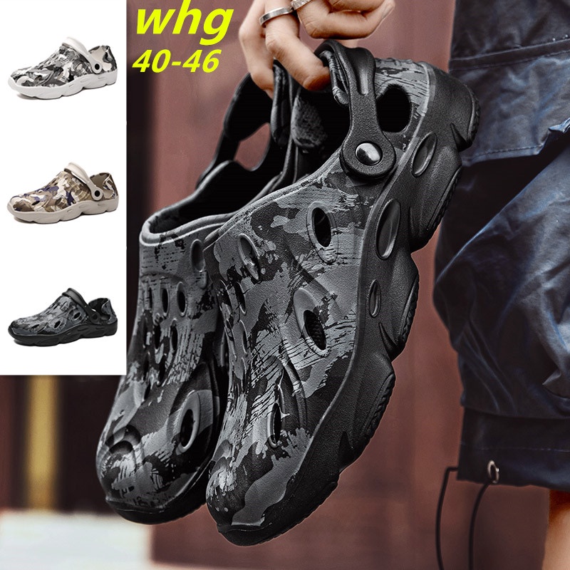 Dép Quai Ngang In Họa Tiết Rằn Ri Size 40-46 Thời Trang Đi Biển Cho Nam