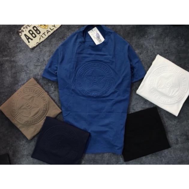 ALBUM 856 - ÁO THUN VNXK COTTON LOGO CHÌM CỰC ĐẸP