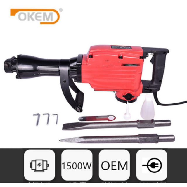 Máy đục bê tông công suất lớn 1500w, OKEM