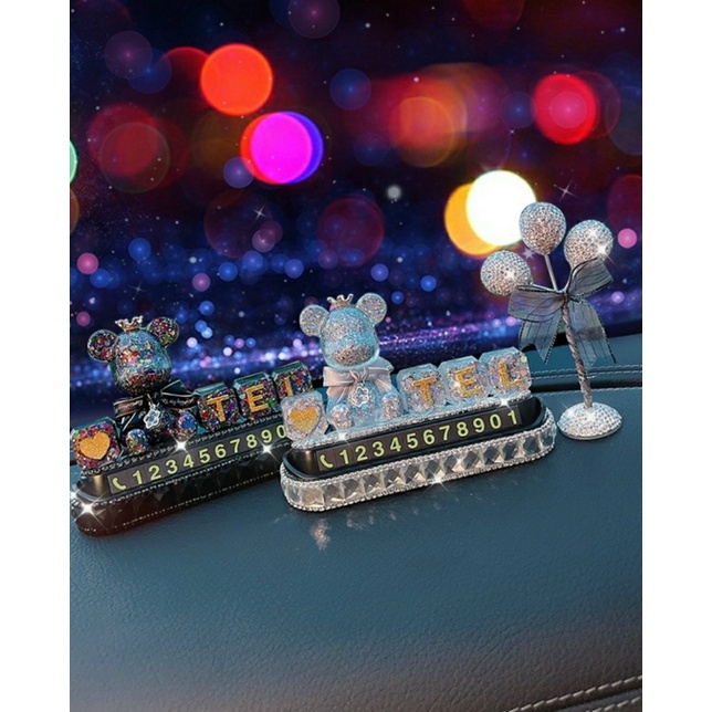 Bảng Số Điện Thoại Ô Tô Gấu Sang Trọng , Dãy Số Điện Thoại Trên Xe Hơi Gấu Dễ Thương