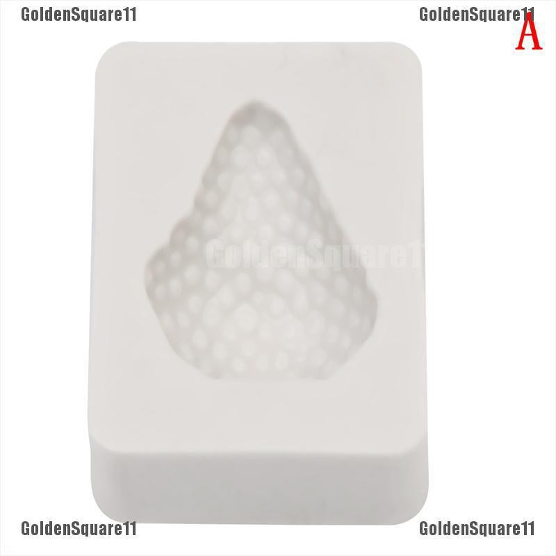 Khuôn Silicone Tạo Hình Trái Dâu Trang Trí Bánh Kem