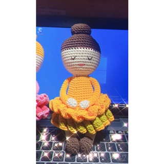 Búp bê len cây nấm và cô gái handmade Banhanha store