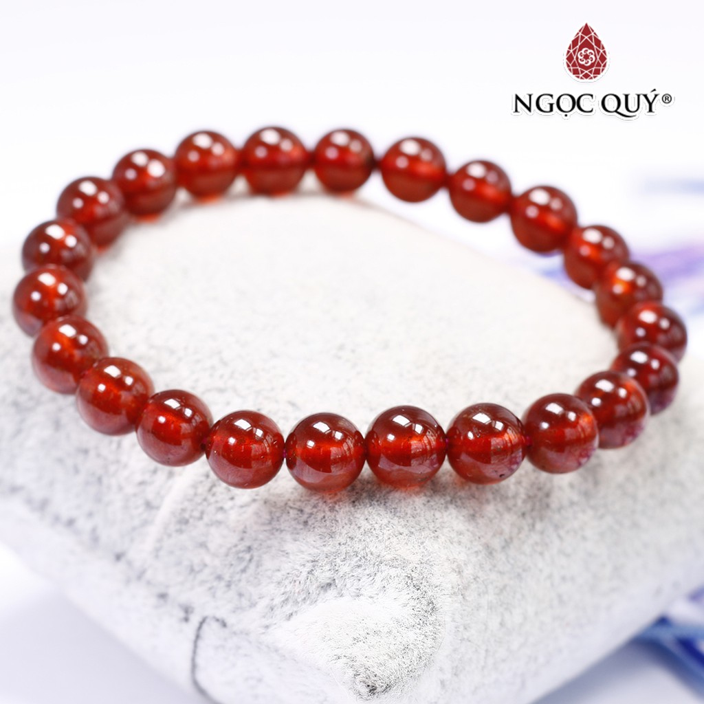 Vòng tay đá garnet AAA - Ngọc Quý