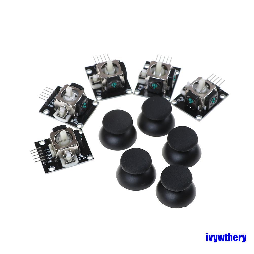 [COD]5Pcs/lot dual-axis xy joystick module for arduino KY-023