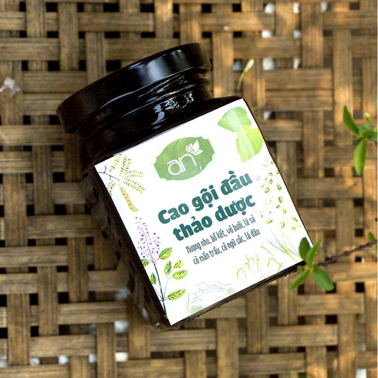 Minh Hồng - Cao Gội Đầu Bồ Kết Thảo Dược Thiên Nhiên One4One- Giúp Tóc Khỏe, Ngăn Rụng - 120gr  Herbal Shampoo