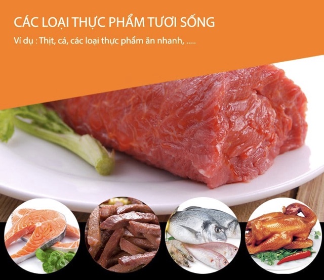 2kg túi + Máy hút chân không ko kén túi hút được tất cả các loại thực phẩm