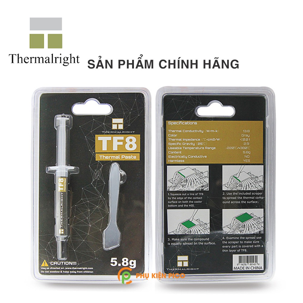 Keo tản nhiệt Thermalright TF8 Thermal Paste 2g – Kem tản nhiệt Thermalright