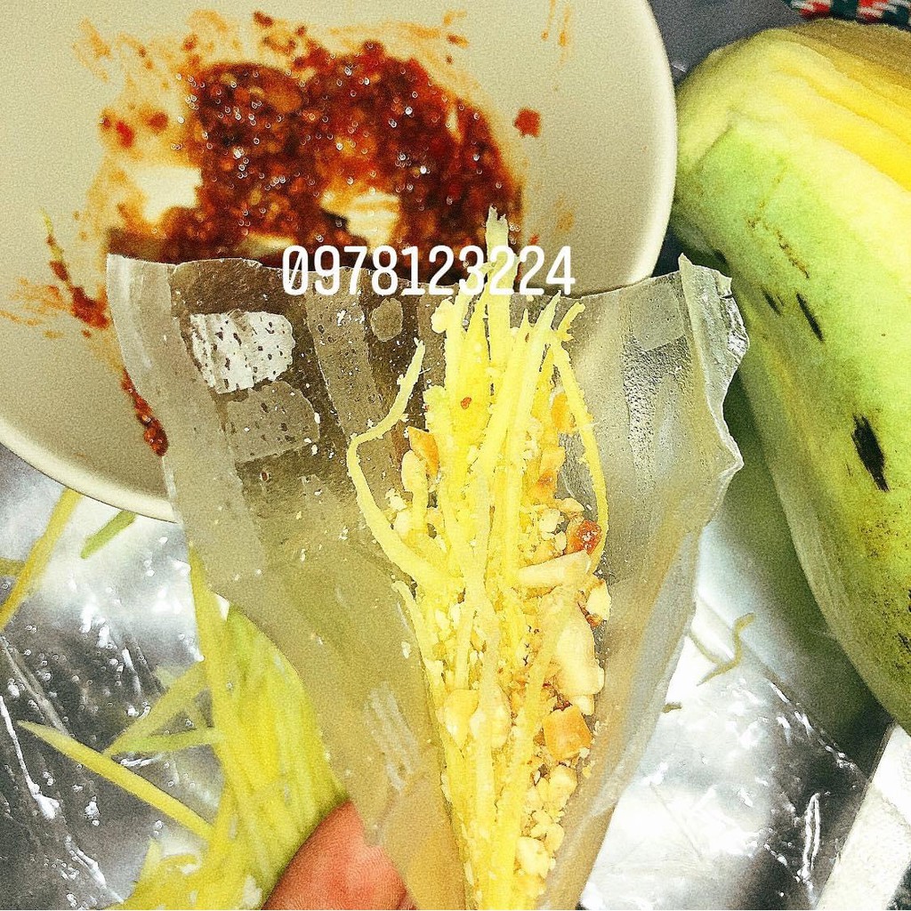 Bánh Tráng Phơi Sương Ớt Tắc  Bánh Tráng Ớt Rim Muối Tôm Cay Ngon Mê Ly- Ăn Vặt Hà Nội