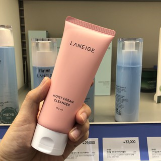 Sữa rửa mặt dưỡng ẩm Laneige Moist Cream Cleanser 150ml