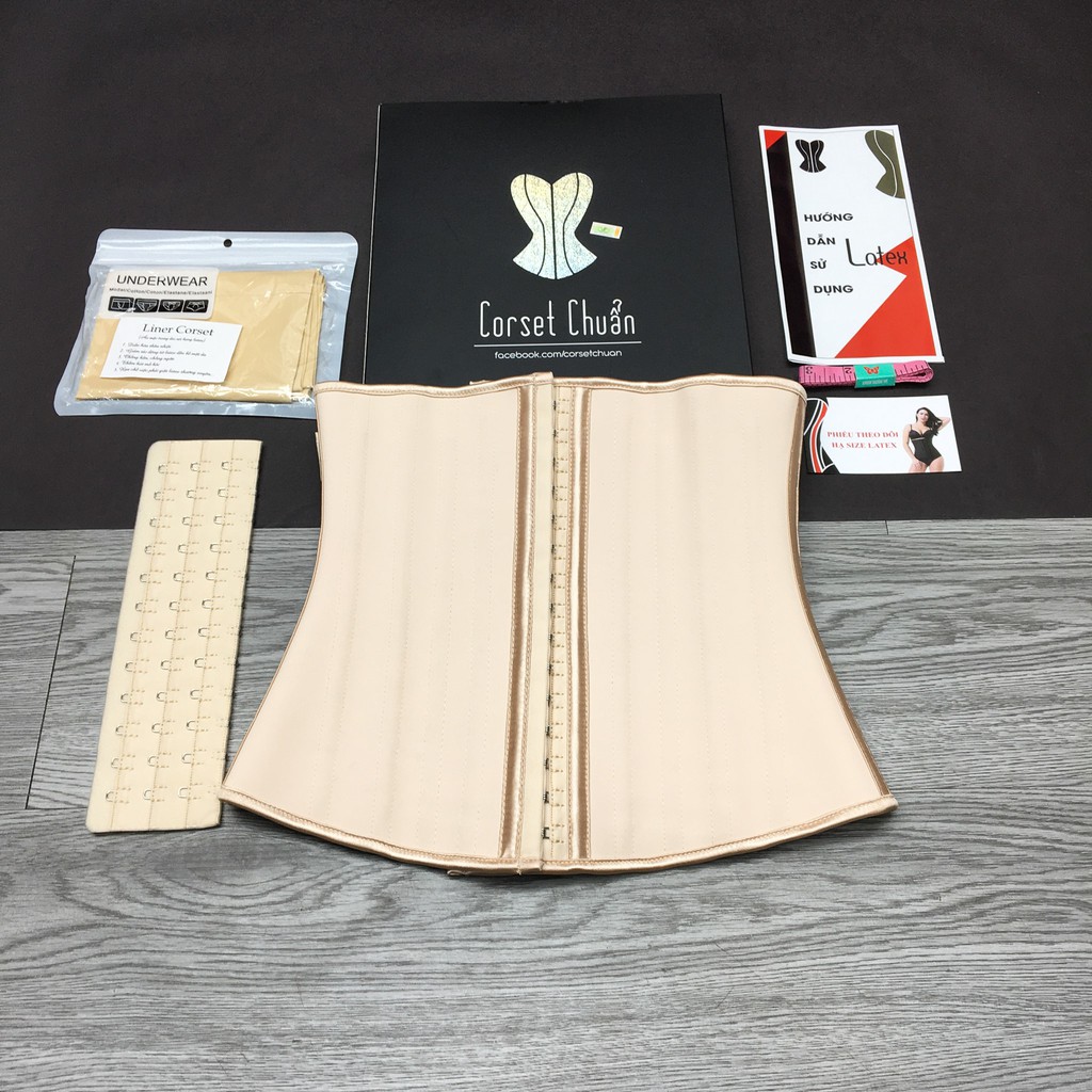 [Tặng thanh nới + Liner] Đai Latex 25 xương chuẩn Hy Lạp - Gen định hình giảm mỡ - Đai định hình lưng thẳng eo thon | BigBuy360 - bigbuy360.vn
