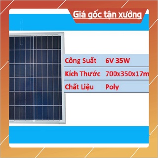 Hcm tấm pin năng lượng mặt trời 6v 35w poly - solar panel 6v 35w poly