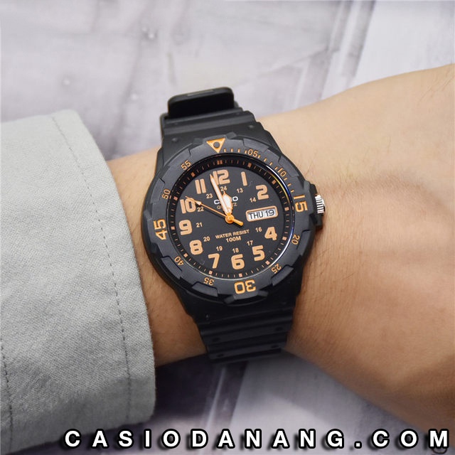 Đồng hồ nam dây nhựa Casio chính hãng Anh Khuê MRW-200H-4BVDF (44mm)