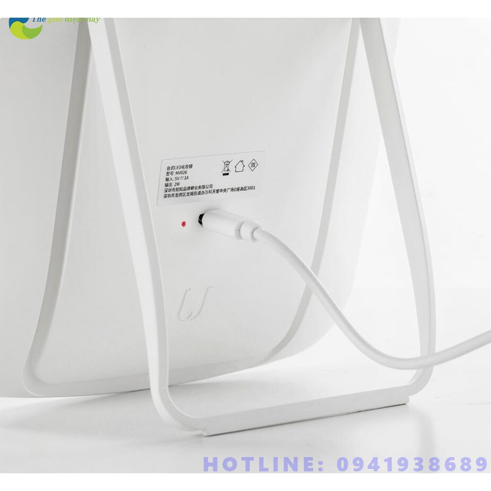 Gương Trang Điểm Có Đèn LED Xiaomi Jordan July NV026 - Shop Thế Giới Điện Máy