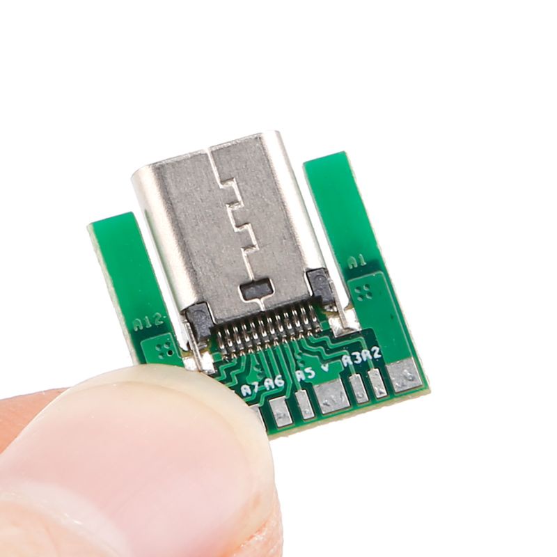 Ổ CắM KếT NốI USB 3 1 Type C SMT DIY BảNg MạCh PC 24pin