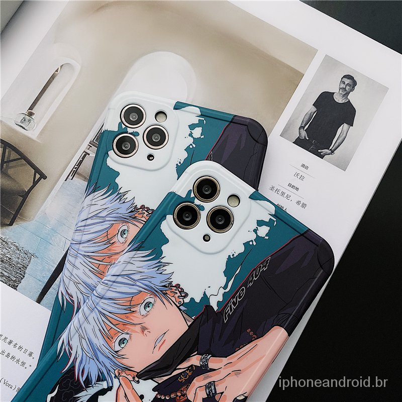 Jujutsu Kaisen Capa De Celular Flexível Adequada Para Iphonex / Xr / 11 / 12mobile