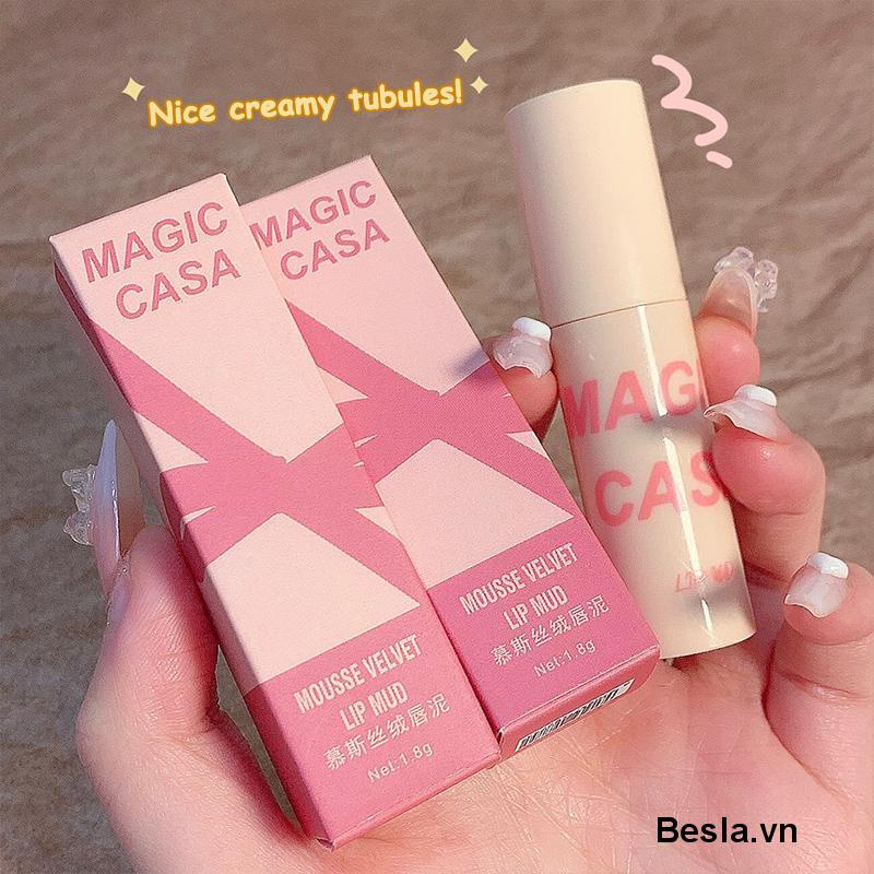 Son Môi Bùn Dưỡng Ẩm Lâu Trôi Chống Thấm Nước MAGIC CASA