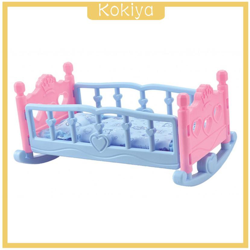 Bộ Chăn Gối Đệm Nôi Búp Bê Bập Bê Đồ Chơi Cho Bé Gái
