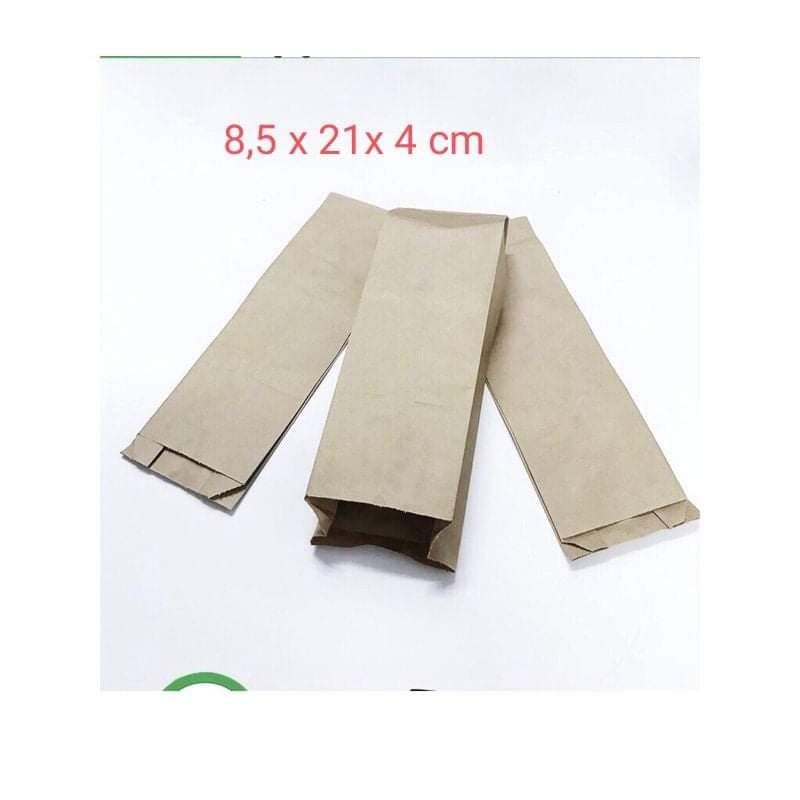 100 túi giấy xi măng đựng bánh khoai bánh chuối chiên