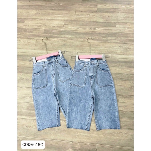 Quần ngố jean co giãn ôm dáng nhìu màu xinh LY alohashop91