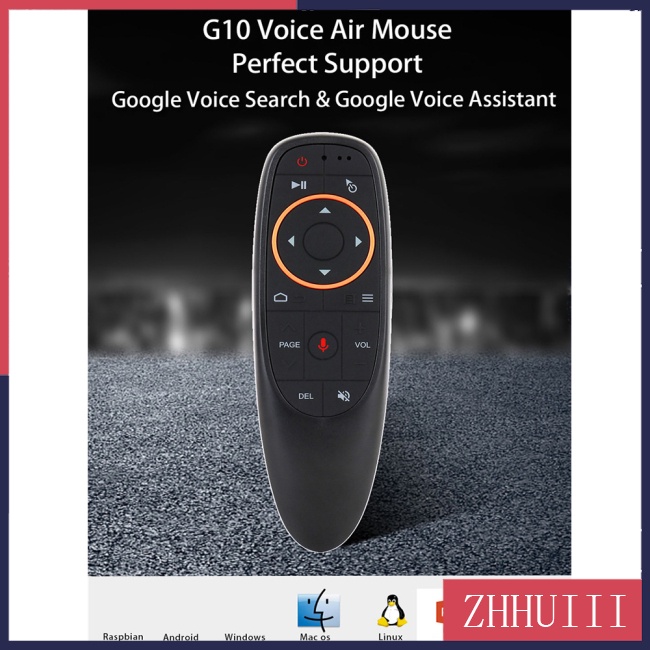 Điều Khiển Từ Xa JT G10S ABS + Nút Silicon 2.4GHz Điều Khiển Bằng Giọng Nói Cho TV Thông Minh PC