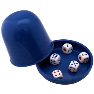 Bộ xúc xắc lắc xí ngầu nhựa (màu ngẫu nhiên)