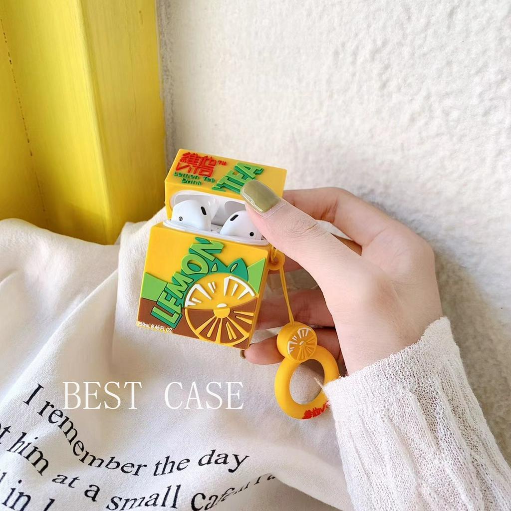 Vỏ Bảo Vệ Hộp Đựng Sạc Tai Nghe Airpods Bằng Silicone Mềm Hình Vitasay