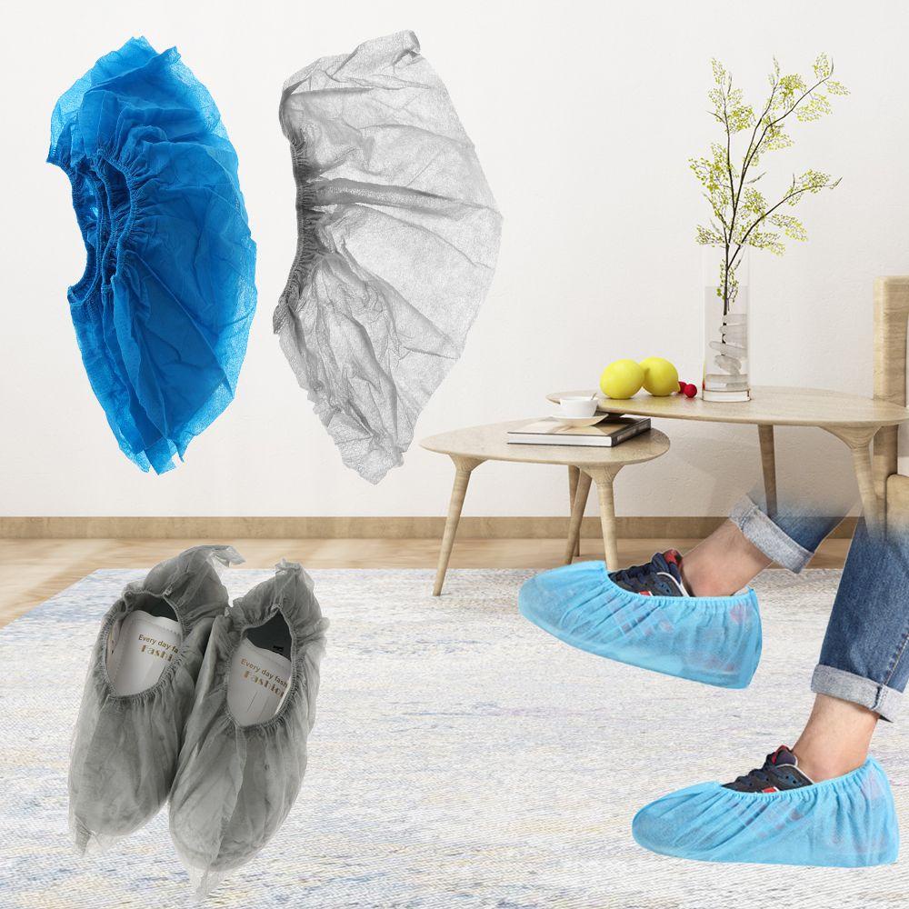 .Set 100 Vỏ Bọc Giày Chống Trượt Co Giãn Dùng Một Lần