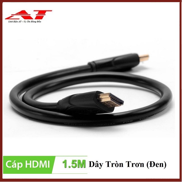 HDMI Tròn Đen 1.5m - CHUẨN 1.4 FULL HD