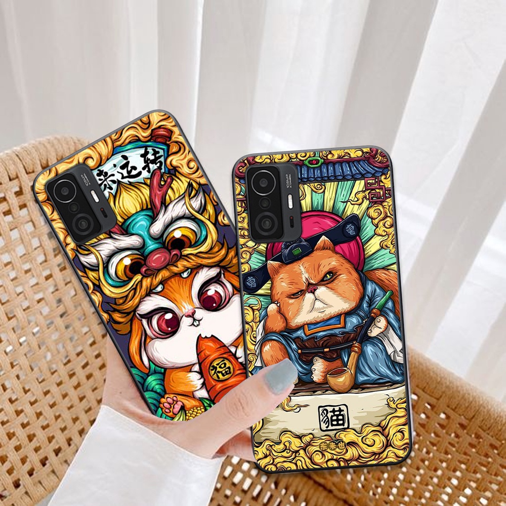 ⚡ Siêu Rẻ ⚡Ốp lưng  XIAOMI MI 11T 5G-MI 11T PRO 5G in hình  MÈO THẦN TÀI cực đẹp-BEOCASE