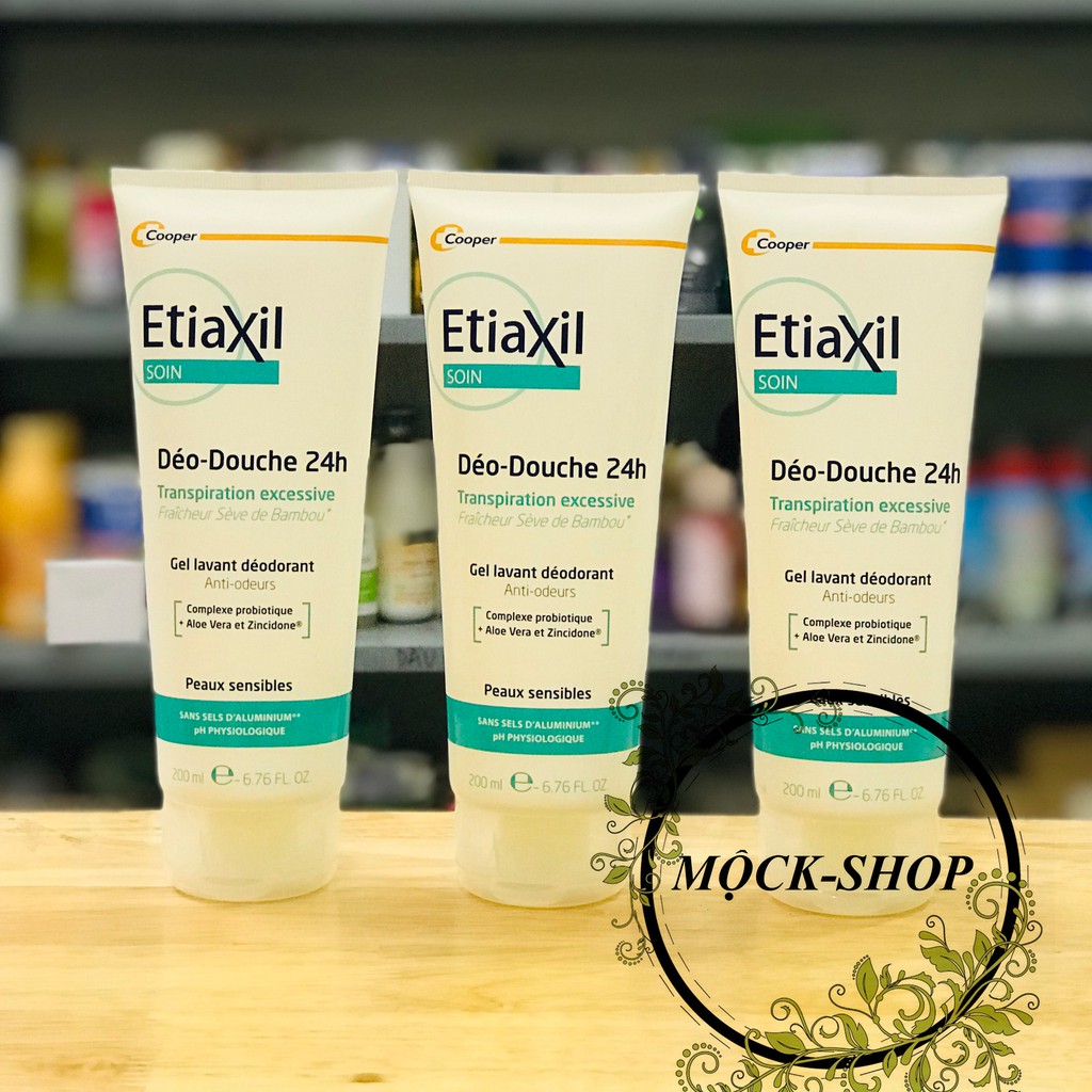 Gel Tắm Làm Sạch và Khử Mùi 2 in 1 Etiaxil Déo-Douche 24h 200ML