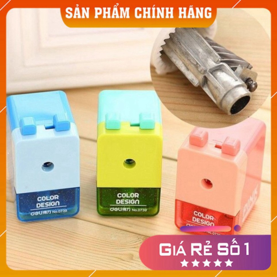 Gọt Bút Chì Quay Tay 0739 - Đồ Dùng Học Tập - Ánh Dương - Máy Chuốt Bút Chì Dễ Thương