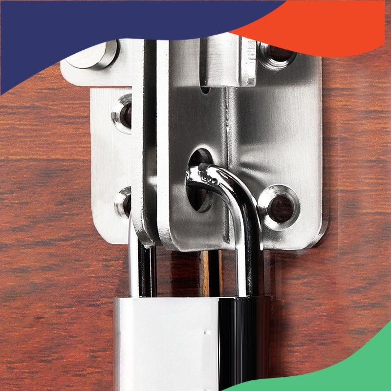 🛑 Khóa Cửa Chốt Móc Lật Xoay Inox lật phải lật trái