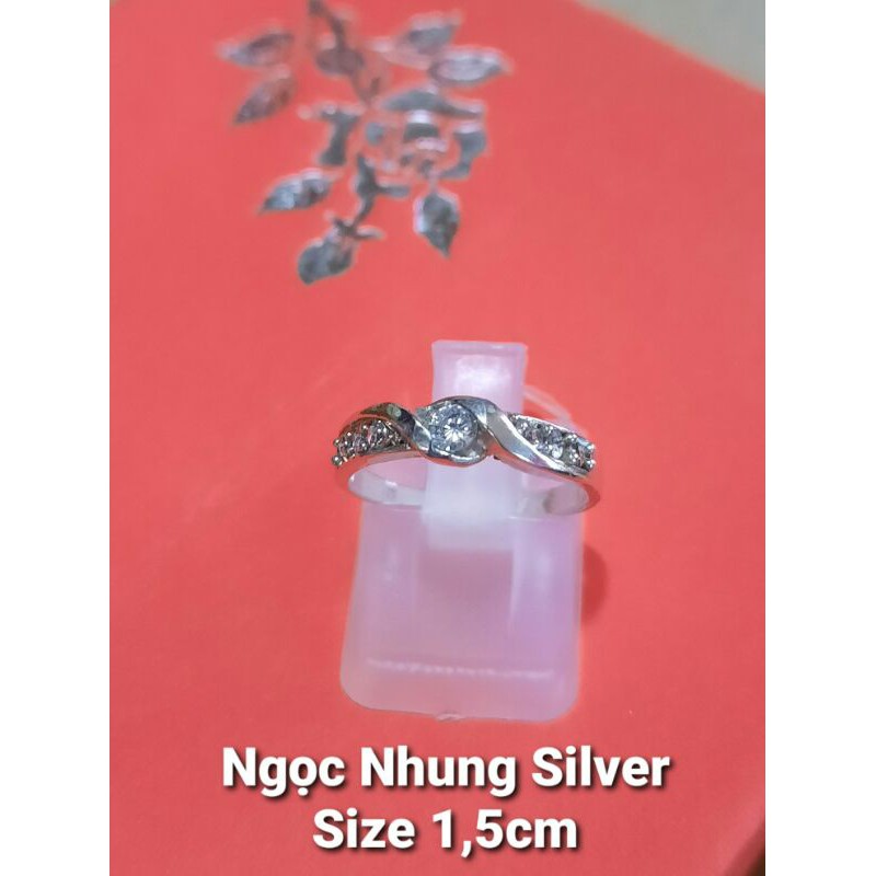 Nhẫn đôi bạc ta bán lẻ-M70