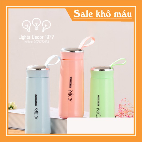 [HLSP73]Bình giữ nhiệt lõi thủy tinh 450ml LightsDecor⭐✨[SIÊU SALE][SIÊU RẺ]⭐✨Bình nước giữ nhiệt siêu tiện