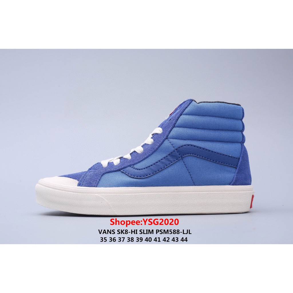 [YSG2020] Giày thể thao Vans_SK8-Hi Pro Skate màu xanh 2