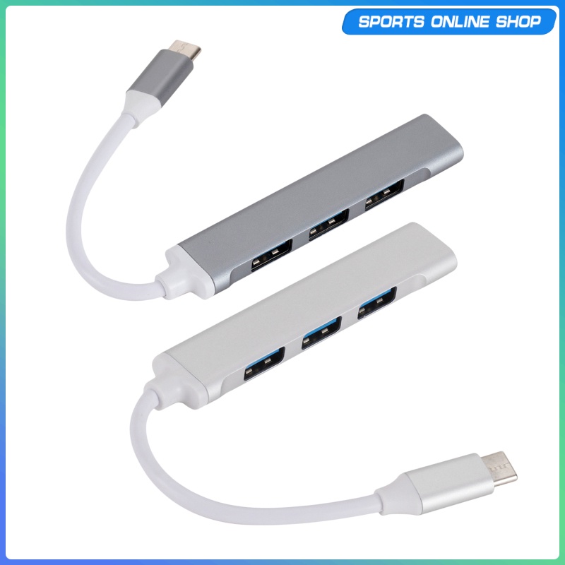 Bộ Chia 4 Cổng Usb 3.0 Vỏ Nhôm Cho Laptop Notebook | BigBuy360 - bigbuy360.vn