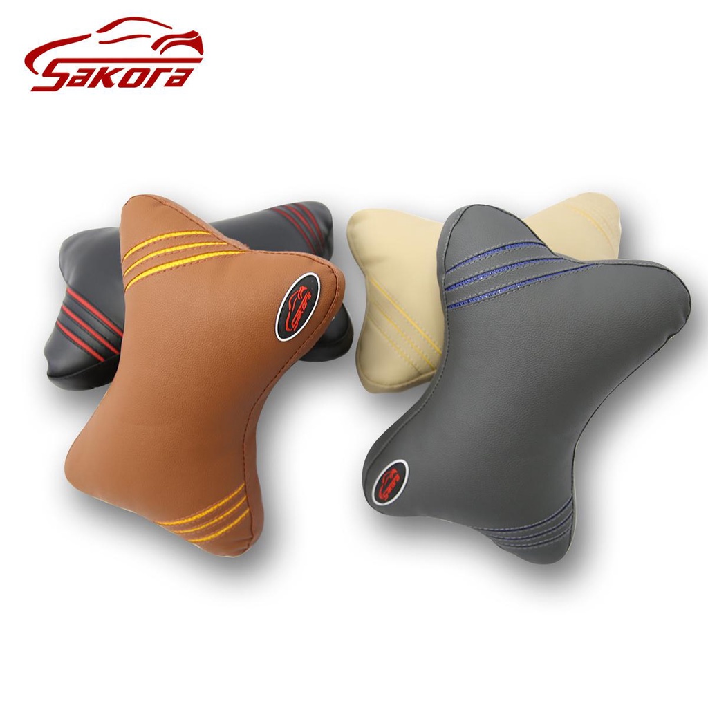 [HCM] Bộ 2 Miếng Gối Đầu Xe Ô Tô Bộ Phụ Kiện Tựa Đầu, Cổ Và Vai Thoải Mái-[ZT N30]