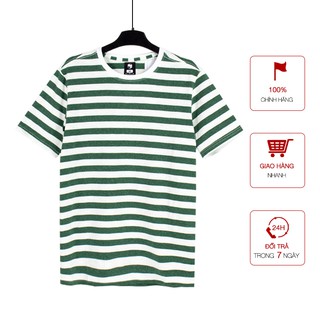 Áo Thun Nam Tay Ngắn Form Rộng Tay Lỡ Kẻ Sọc Vải Cotton Cao Cấp Co Giãn 4 Chiều Thoáng Mát - Big Sport, BS34