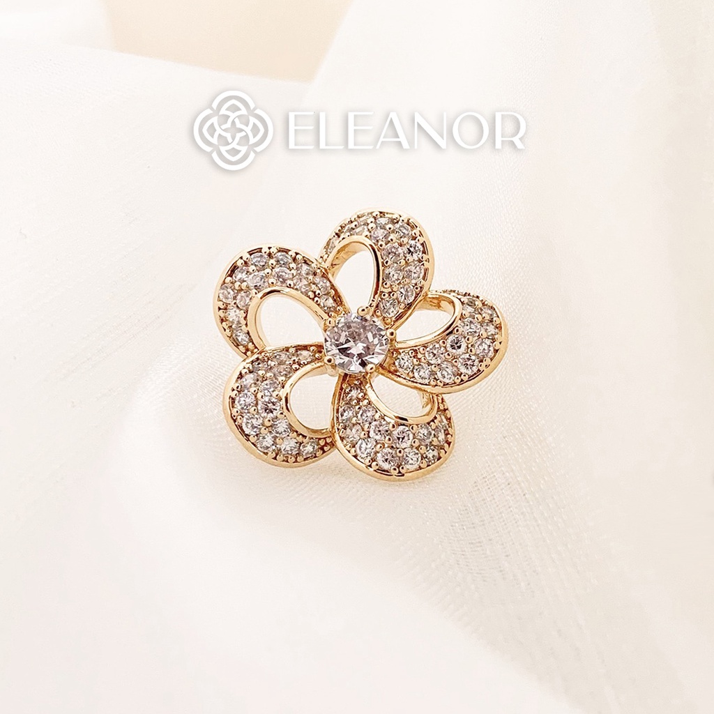 Ghim cài áo nam nữ Eleanor Accessories đính đá lấp lánh sang chảnh phụ kiện trang sức thời trang đẹp