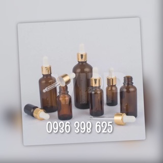 Combo 50 vỏ chai tinh dầu 10ml kèm nắp