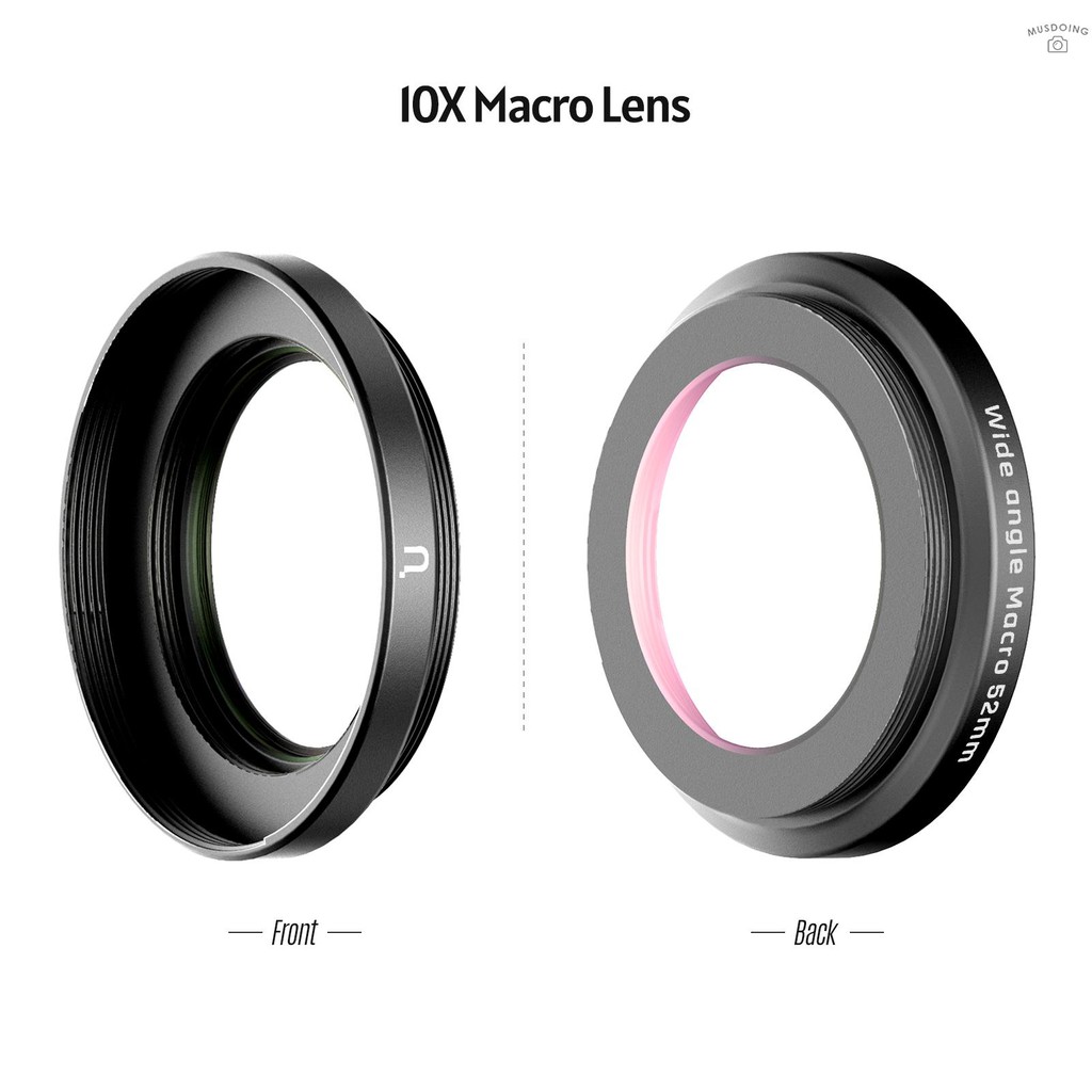 Ngàm Nối Rời Ulanzi Wl-1 Mở Rộng Ống Kính Macro Phụ Phóng Đại Gấp 10 Lần Góc 18mm Cho Máy Ảnh Sony Zv1 Rx100m7